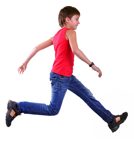 boy running